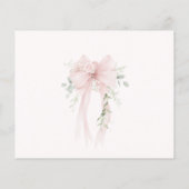 Bow Advice and wishes for the Bride card (Rückseite)