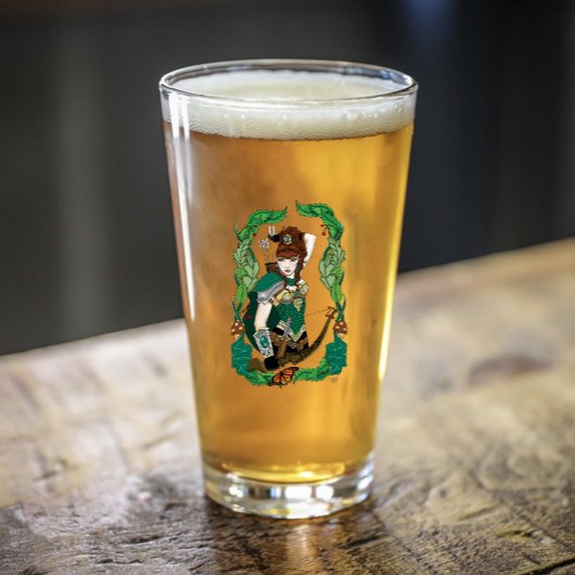 Bow and Arrow Woodland Elf Glas