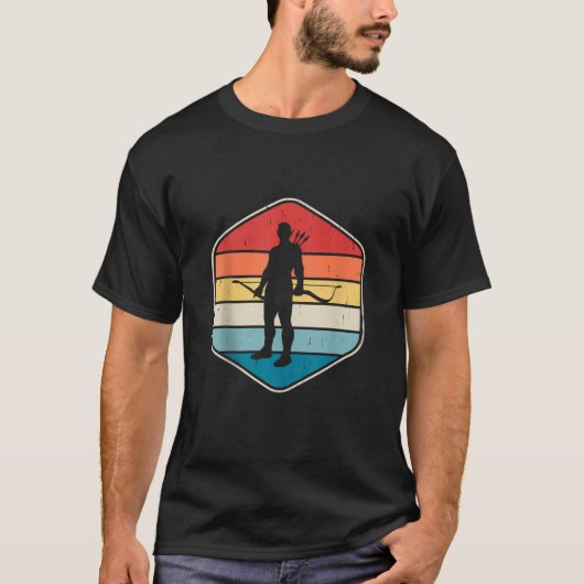 Bow Archer Long Bow Jagd Ziel Tank T (Vorderseite)