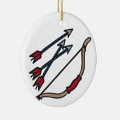 Bow Arrows Keramik Ornament (Rechts)