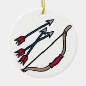 Bow Arrows Keramik Ornament (Vorne)