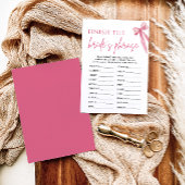 Bow beendet das Phrase-Brautparty-Spiel der Braut Einladung