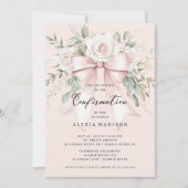Bow & Blossom Bestätigung Einladung (Vorderseite)