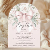 Bow & Blossom Taufe Einladung