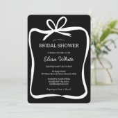 BOW-Brautparty-Multifunktionsleisten-QR-Code Einladung (Stehend Vorderseite)