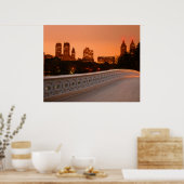 Bow Bridge at Twilight in Central Park, NYC Poster (Küche)