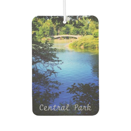 Bow Bridge Central Park Lake NYC New York City Autolufterfrischer (Vorderseite)