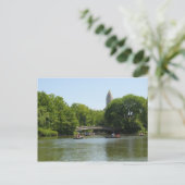 Bow Bridge Central Park Manhattan Postcard NYC Postkarte (Stehend Vorderseite)