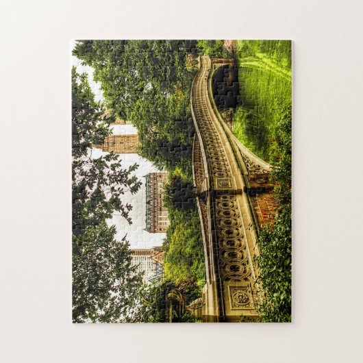 Bow Bridge, Central Park, NYC Puzzle (Vertikal)