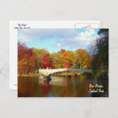 Bow Bridge Postkarte (Vorne/Hinten)