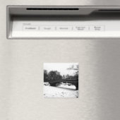 Bow Bridge Winter Central Park NYC Magnet (In Situ (Geschirrspüler))