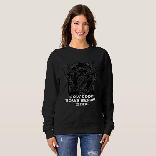 Bow Code Hunting Friends Hunter  Rules Sweatshirt (Vorne ganz)