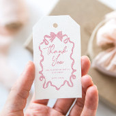 Bow Coquette Birthday Geschenkanhänger