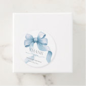 Bow Coquette Boy Babydusche Geschenkanhänger (Beispiel)