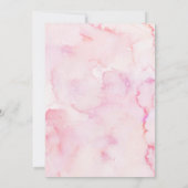 Bow Coquette Pink Girl Let's Skate Birthday Einladung (Rückseite)