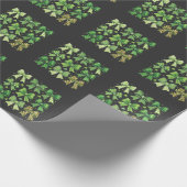 Bow Coquette St Patrick's Day Vintag Geschenkpapier (Ecke)