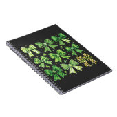 Bow Coquette St Patrick's Day Vintag Notizblock (Rechte Seite)