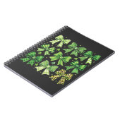 Bow Coquette St Patrick's Day Vintag Notizblock (Linke Seite)