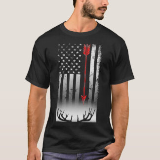 Bow deer hunting American Bow Hunting Lover T-Shirt