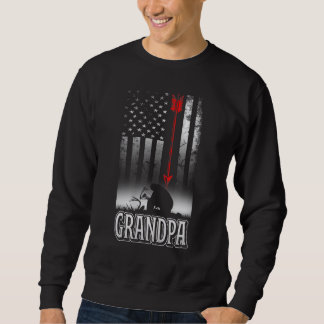 Bow Deh Jagd amerikanische Flagge für Bow Jagen Sweatshirt