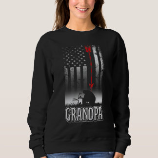 Bow Deh Jagd amerikanische Flagge für Bow Jagen Sweatshirt