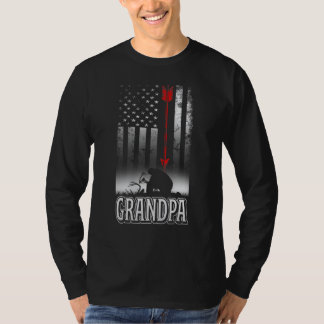 Bow Deh Jagd amerikanische Flagge für Bow Jagen T-Shirt