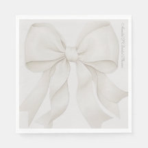 Bow Elegant Brautparty Decor