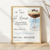 Bow Espresso Martini Brautparty - 16x20 Poster