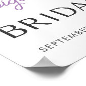 Bow Espresso Martini Brautparty - 18x24 Poster (Ecke)