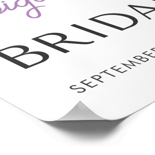 Bow Espresso Martini Brautparty - 18x24 Poster (Ecke)