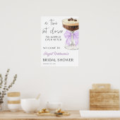 Bow Espresso Martini Brautparty - 18x24 Poster (Küche)