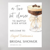 Bow Espresso Martini Brautparty - 18x24 Poster (Vorne)