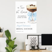 Bow Espresso Martini Brautparty - 24x36 Poster (Heimbüro)