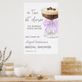 Bow Espresso Martini Brautparty - 24x36 Poster (Küche)