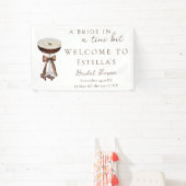 Bow Espresso Martini Brautparty Begrüßungszeichen Banner (InSitu)