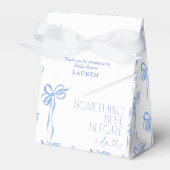 Bow etwas Blau, bevor ich Brautparty mache Geschenkschachtel (Vorderseite)