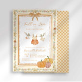 Bow Fall in Liebe Fall Baby Duschmädchen Einladung