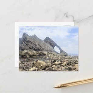 Bow Fiddle Rock Aberenshire Feiertagspostkarte