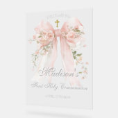 Bow First Holy Communion Acrylic Sign Acrylschild (Winkel)
