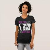 Bow Fish Archery Woman Bowfishing Sport T-Shirt (Vorne ganz)