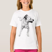 Bow-Flash abspielen, Mitteldrehen T-Shirt (Vorderseite)