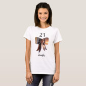 Bow Foto Birthday T-Shirt (Vorne ganz)