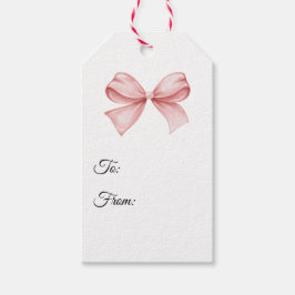 Bow Gift Tag Geschenkanhänger