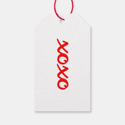Bow Gift Tags Geschenkanhänger (Rückseite)