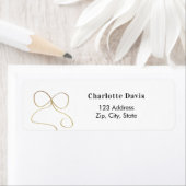 Bow Gold einfache Rücksendeadresse (Insitu)