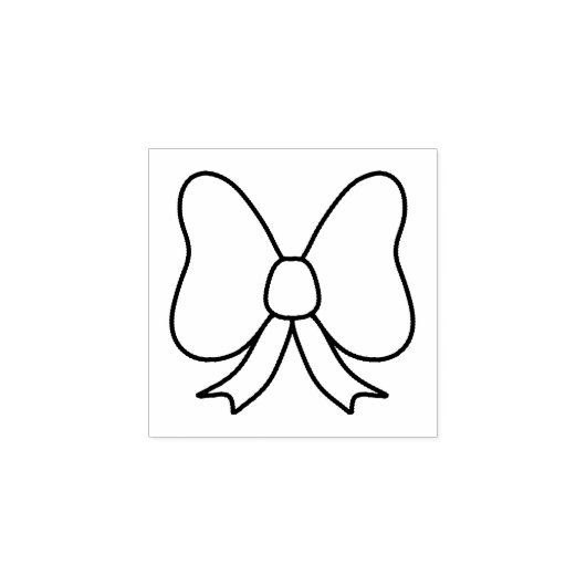 Bow Gummistempel (Prägung)