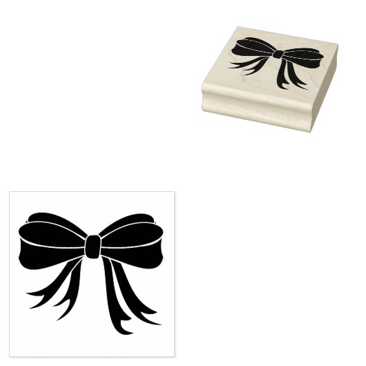 Bow Gummistempel (Stempel)