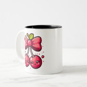 Bow Hair Liebe Tasse (Vorderseite Links)