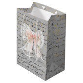 Bow Harmony Medium Geschenktasche Mittlere Geschenktüte (Vorderseite Schrägansicht)