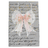 Bow Harmony Medium Geschenktasche Mittlere Geschenktüte (Rückseite)